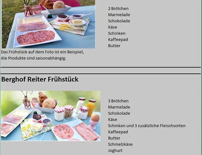 Berghof Reiter בית הארחה וויסבריאך